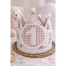 Corona de cumpleaños personalizada para bebé