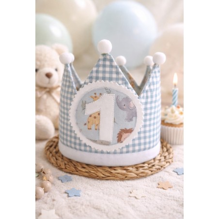 Corona de cumpleaños personalizada para bebé