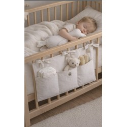 Pack organizador de cuna + peluche ganso de apego