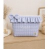 Neceser Encanto Vichy 0'3 cm azul cielo pastel