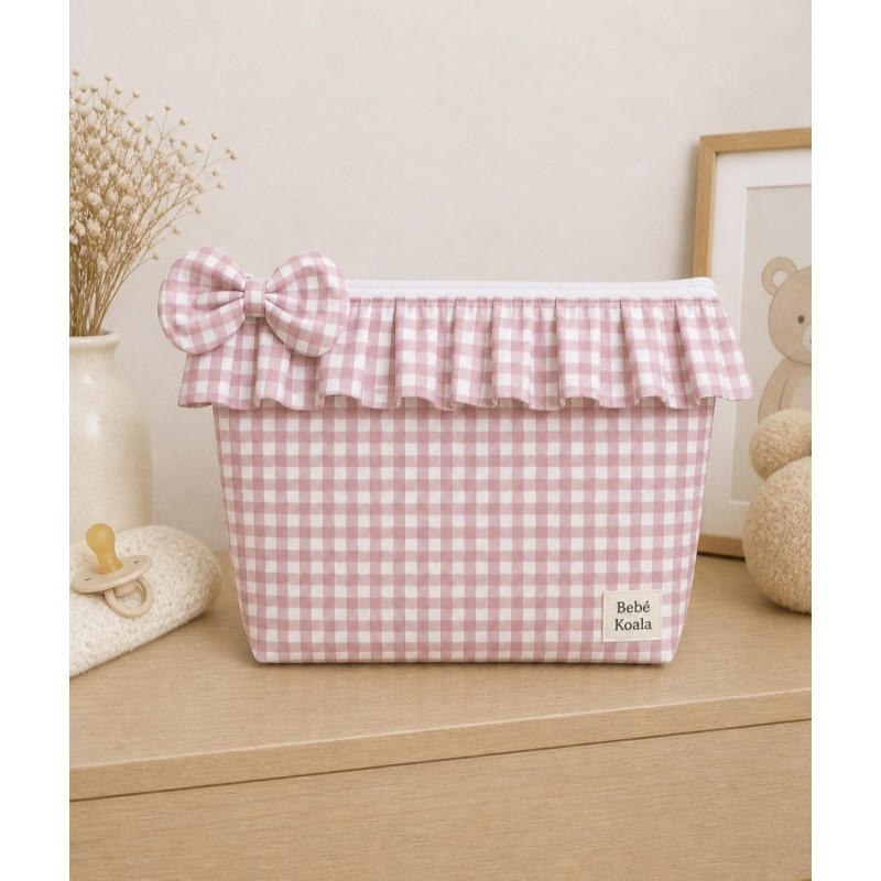 Neceser Encanto Vichy 0'3 rosa empolvado