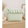 Neceser Encanto Vichy 0'3 cm  verde lino suave