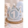 Corona de cumpleaños personalizada para bebé