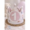 Corona de cumpleaños personalizada para bebé