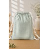 Mochila saco Verde Salvia Pastel