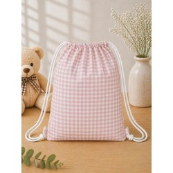 Mochila saco Vichy Rosa