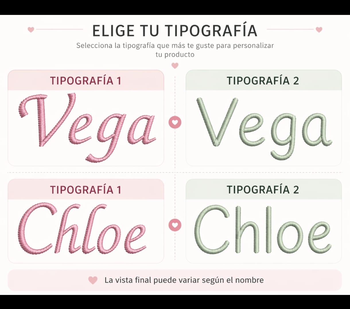 Estilos de tipografía